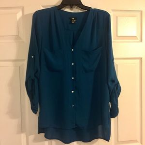 H&M Blue Blouse